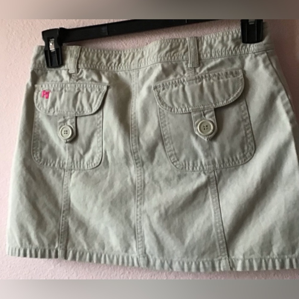 ❤️Piping hot khaki mini skirt size 8 - Picture 6 of 8